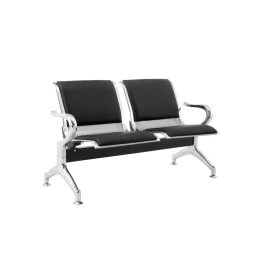 Снимка на Посетителска пейка RFG Берн, с 2 места, екокожа, метални крака, 1230 х 680 х 770 mm
