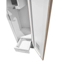 Снимка на Шкаф RFG, за препарати, метален, 400 х 400 х 1800 mm, кехлибарен дъб и бяло