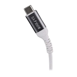 Снимка на Кабел TNB, USB Type-C към USB Type-C, 2 m, 100 W, бял