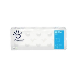 Снимка на Тоалетна хартия Papernet Special, целулоза, двупластова, 180 къса, 19.8 m, 10 броя