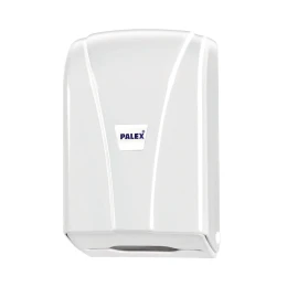 Снимка на Диспенсър за тоалетна хартия Palex, на пачка, бял, 200 пачки, 13.3 x 11 x 22.5 cm