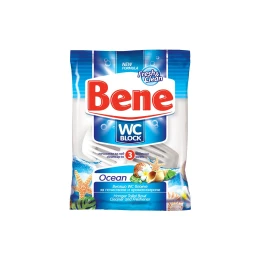 Снимка на Ароматизатор за тоалетна Bene, сухо блокче, различни аромати, 40 g