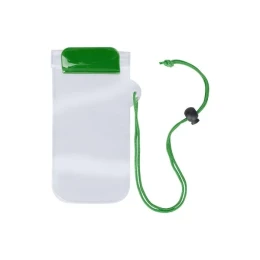 Снимка на Калъф за телефон Wapro, 95 х 230 mm, прозрачен, зелен