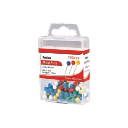 Снимка на Foska Пинчета за карта, 17 mm, 100 броя