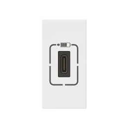 Снимка на Розетка Legrand Mosaic, USB Type-C, с 1 модул, бяла
