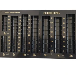 Снимка на Монетник, в евро, пластмасов, черен