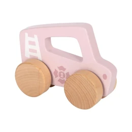 Снимка на Small Foot Количка за бутане, дървена, розова