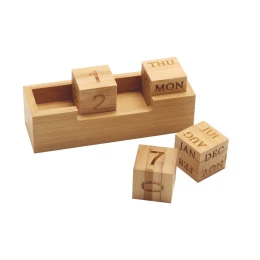 Снимка на Office 1 Вечен календар Forever, бамбук, 13.5 х 4.3 х 5 cm