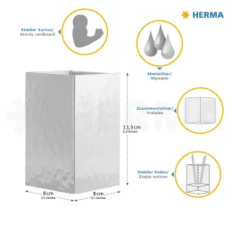 Снимка на Herma Моливник Football, картонен