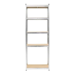 Снимка на Стелаж RFG, метален, с 5 рафта, 800 х 400 х 2200 mm, MDF, до 200 kg