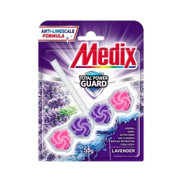 Снимка на Ароматизатор за тоалетна Medix WC Fresh Drops, лавандула, 55 g