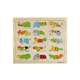Снимка на Beleduc Игра Свържи и размести - животни