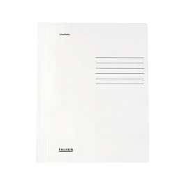 Снимка на Falken Папка, картонена, с машинка, бяла