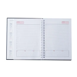 Снимка на Календар-бележник Дакота, без дати, A5, със спирала, тъмнозелен