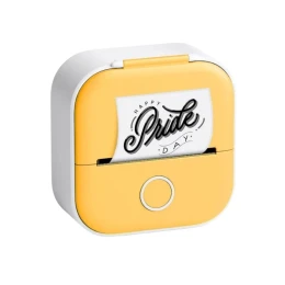 Снимка на Принтер Phomemo T02-YW, преносим, мини, без мастило, жълт, максимална широчина на етикета 53 mm