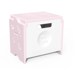 Снимка на Табуретка RFG Funny, за съхранение, пластмасова, 300 х 400 х 370 mm, розова