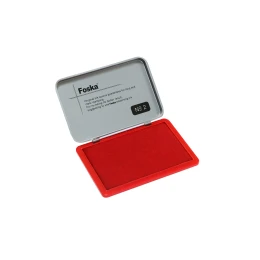 Снимка на Foska Тампон за печат, № 2, 84 х 122 mm, червен
