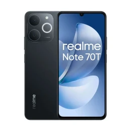 Снимка на Смартфон Realme Note 70T, Dual SIM, 128 GB, 4 GB RAM, 13 MP камера, 6000 mAh, 6.74'', черен