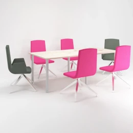 Снимка на Заседателна маса ZM104, 220 x 100 x 74 cm, правоъгълен плот, ПДЧ 25 mm