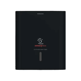 Снимка на Диспенсър за кърпи за ръце Papernet, черен, 2.5 пачки, 30 х 14.5 х 33.6 cm