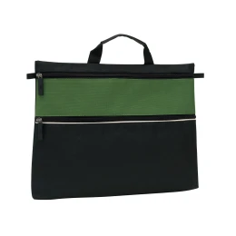 Снимка на TOPS Чанта за документи File, с 2 ципа, зелена