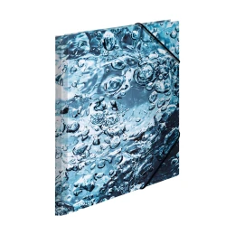 Снимка на Herma Папка Nature, картонена, с ластик, A4, вода