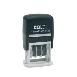 Снимка на Colop Датник S160/4, с клише и букви, 4 mm, черен