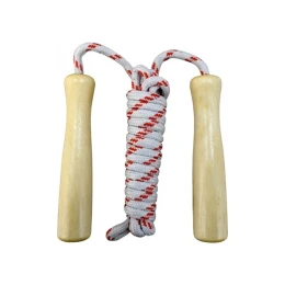 Снимка на Въже за скачане, с дървени дръжки, 2.3 m