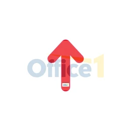 Снимка на Стикер за под Стрелка, червена, 12 х 12 cm