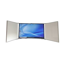 Снимка на Top Office Бяла дъска, керамична, с 2 крила, за екран 55''
