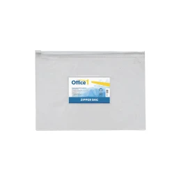 Снимка на Office 1 Папка с цип и джоб за визитка, А5, прозрачна