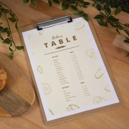 Снимка на Rapesco Клипборд, усилен, A4, ПДЧ, кафяв