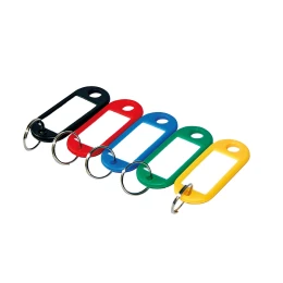 Снимка на RFG Ключодържатели, с табелка, цветни, 20 броя