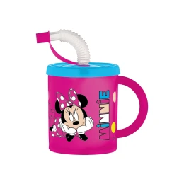 Снимка на Disney Чаша със сламка и дръжка Minnie Mouse, 210 ml