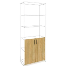 Снимка на Врата RFG RV3 Monaco S3, 380 х 18 х 760 mm, ПДЧ 18 mm, 2 броя в комплект, бряст