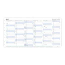 Снимка на Filofax Пълнител за тефтер, А5, за 2024 година, 1 година на страница в разгъвка