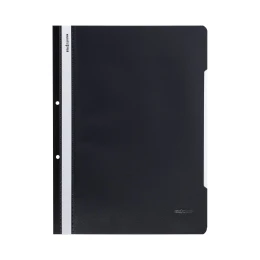 Снимка на Office 1 Папка, PP, с перфорация, черна, 12 броя