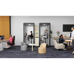 Снимка на RFG Шумоизолираща акустична кабина Flexi One, 1050 х 1050 х 2240 mm, сива