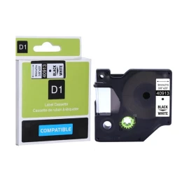 Снимка на Dymo Лента 40913, 9 x 7 m, черни букви/бял фон