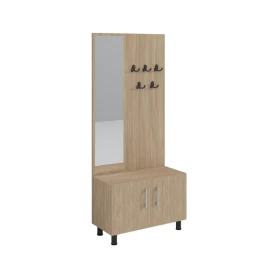 Снимка на Врата за портманто RFG, 400 х 18 х 420 mm, ЛПДЧ, дъб сонома, 2 броя в комплект