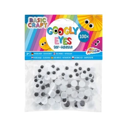 Снимка на Moxy Мърдащи очички, самозалепващи се, 3 размера, 100 броя