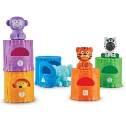 Снимка на Learning Resources Диви животни с къщички, за сортиране и броене