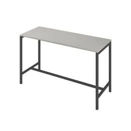 Снимка на Висока маса Narbutas Nova, 1800 x 700 x 1050 mm, ПДЧ 25 mm, перленосив меламин, тъмносив метал