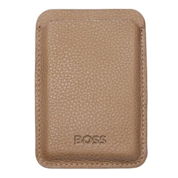Снимка на Hugo Boss Калъф за карти Classic Grained, магнитен, за телефон, карамел