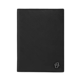 Снимка на Hugo Boss Калъф за паспорт Saffiano, черен