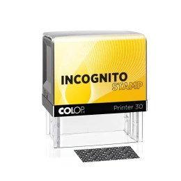 Снимка на Colop Печат Incognito Printer 30, правоъгълен, 18 x 47 mm, черен