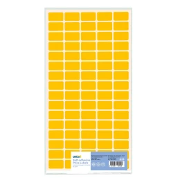 Снимка на Office 1 Самозалепващи се етикети за цени, 12 x 22 mm, оранжеви, 800 броя
