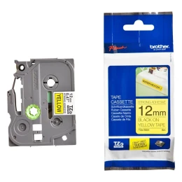 Снимка на Лента Brother TZES631, 12 mm, черен печат върху жълта лента