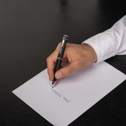 Снимка на Cerruti 1881 Химикалка Abbey Diamond, в кутия, черна