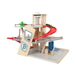 Снимка на Small Foot Паркинг за коли, дървен, 62 х 36 х 43 cm